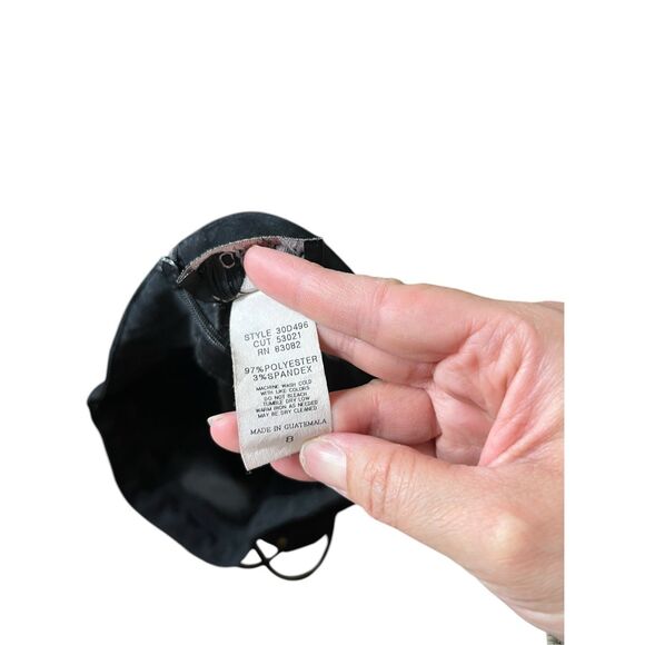 Vintage First Option 90s Black‎ Maxi Dress Size 8 - Picture 8 of 8